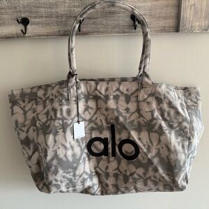 ALO Yoga Gray Monogram Tote Bag